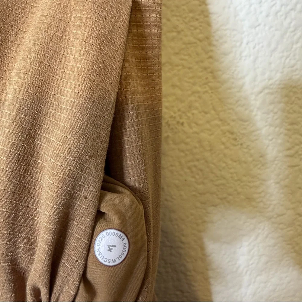 Lululemon Dynamic Days Pant‎ Saddle Brown Tan Womens Size 4